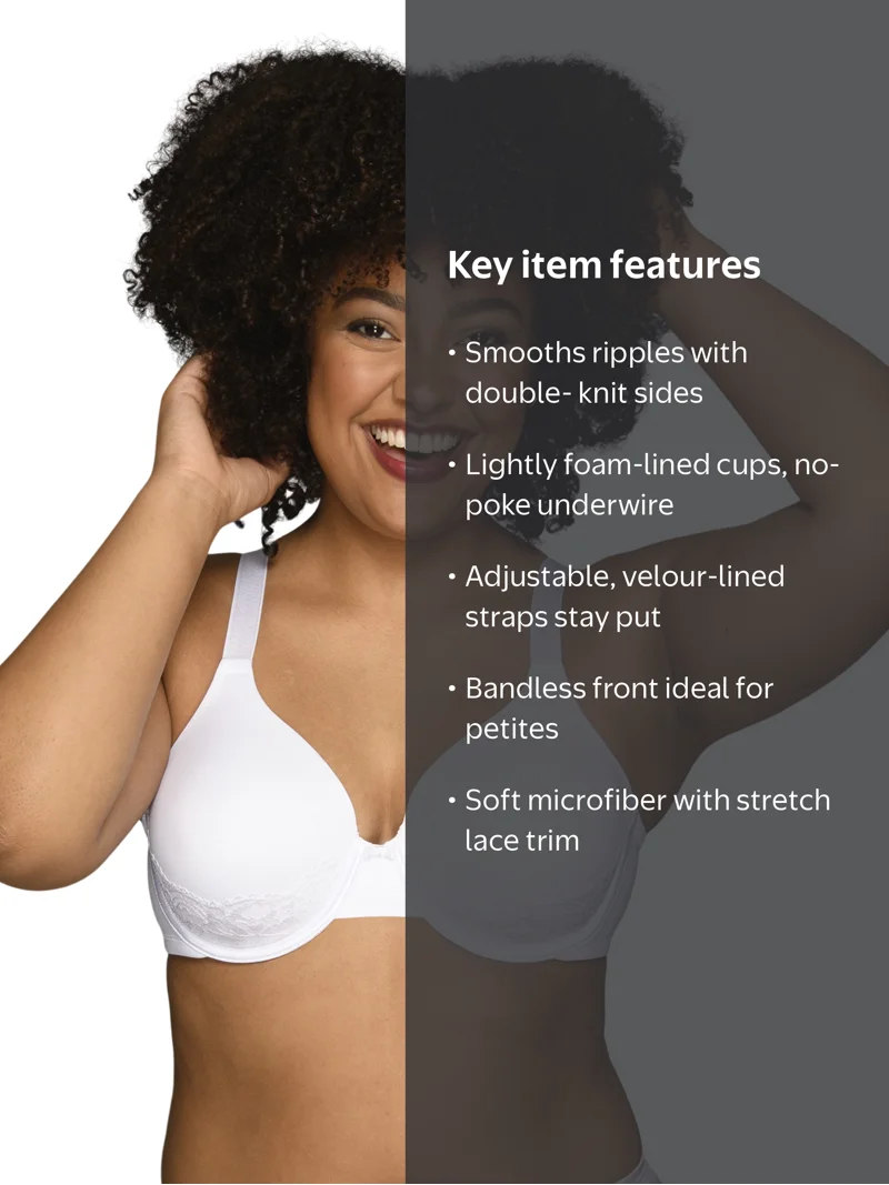 Vanity Fair Women's Full Figure Beauty Back Smoothing Underwire