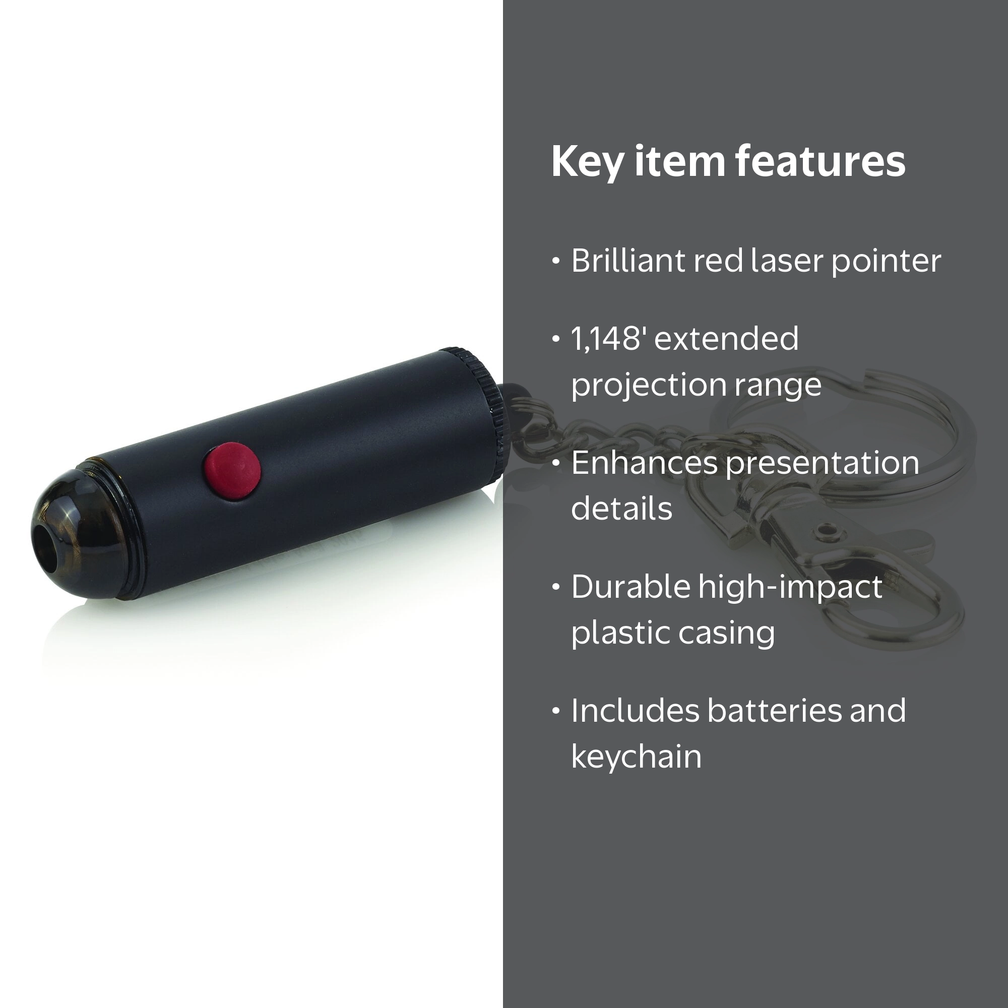 Quartet® Mini Key Chain Laser Pointer - Walmart.com