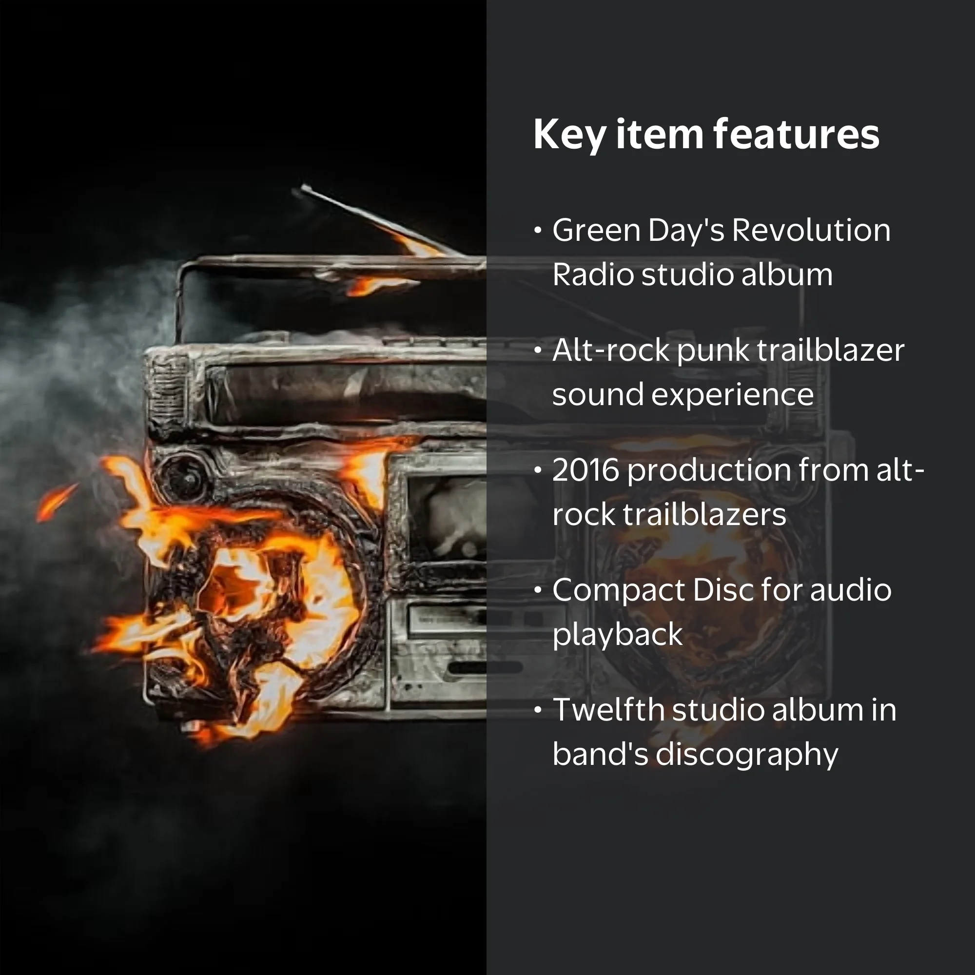 Green Day, Music & Performance, Revolution Radio, CD - Walmart.com