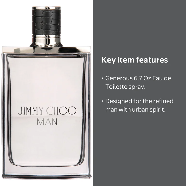 Jimmy Choo, Man Cologne for Men, 6.7 Oz, Modern Fragrance