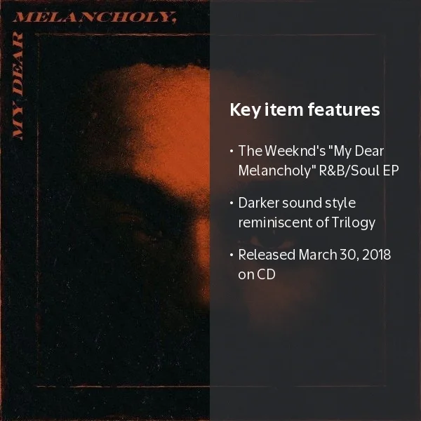 The Weeknd - My Dear Melancholy - Music & Performance - CD