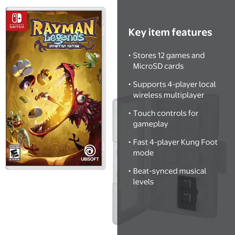 Rayman's Legendwith, Definitive Edition, Ubisoft, Nintendo Switch