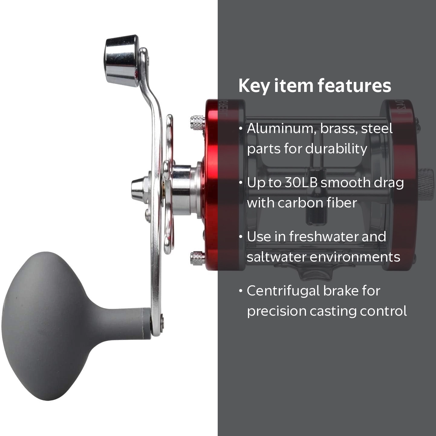 daiwa 1000 electric reel combo Tanacom 1200 5'6 60-150lb Deep Drop Rod with Braid WAR15LW Abu Garcia Cardinal 754 with a redesigned menu Model:TRX401B