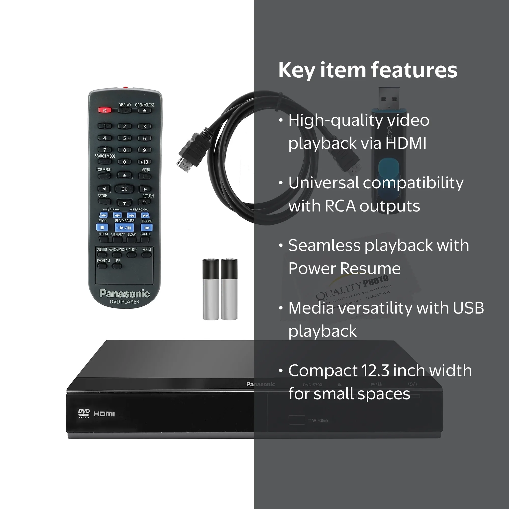 ☆パナソニック製DVD・CDプレーヤー、DVD-A700 動作品 Panasonic