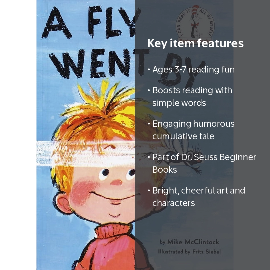 Mike McClintock, A Fly Went By, Hardcover Book, Children's Story