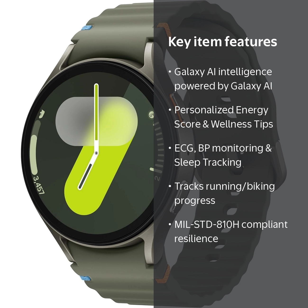 Galaxy Watch 7 (44mm) - Sports wristbands for entertainment
