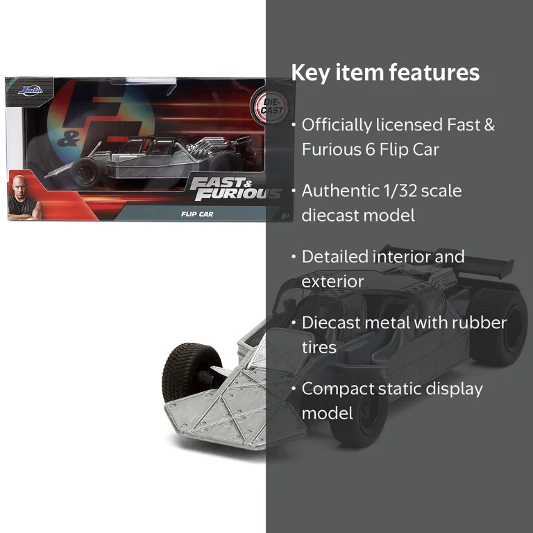 Flip Car Raw Metal 