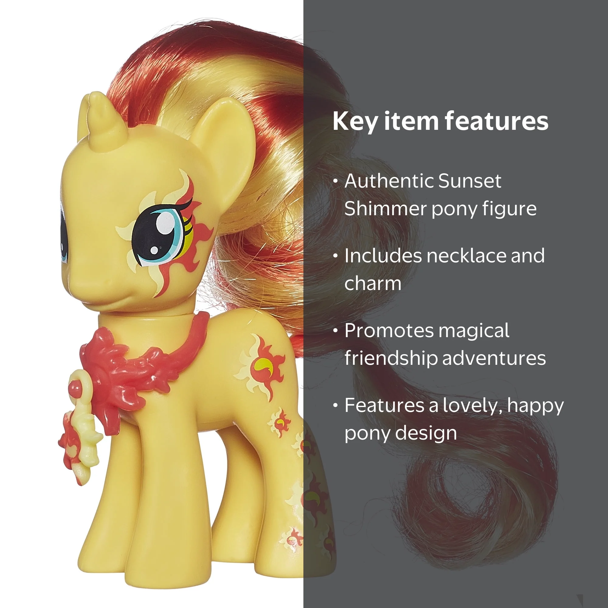 My Little Pony Cutie Mark Magic Sunset Shimmer Figure - Walmart.com