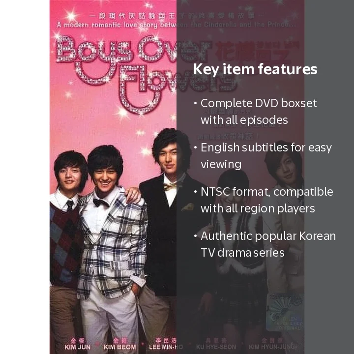 Boys Over Flowers DVD BOX 1 2 3 セット Boys Over Flowers - Complete Korean TV Drama DVD Boxset Series