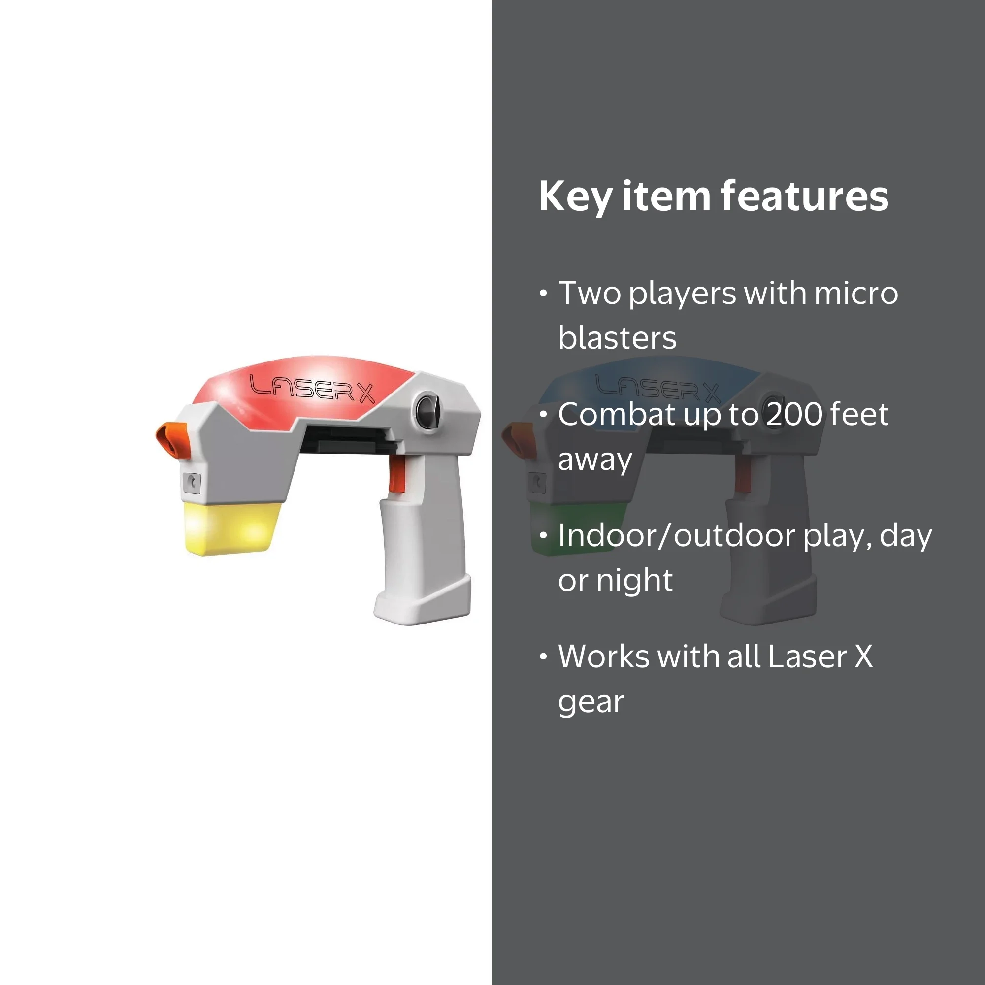 Laser X Infrared Tag Micro Double Blasters 2-Player Set - Walmart.com