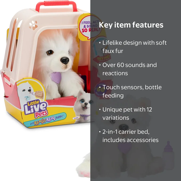 Little Live Pets My Really Real Puppy Luna The Samoyed