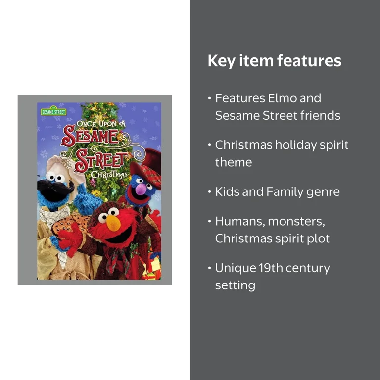 Sesame Street: Once Upon a Sesame Street Christmas (DVD), Sesame