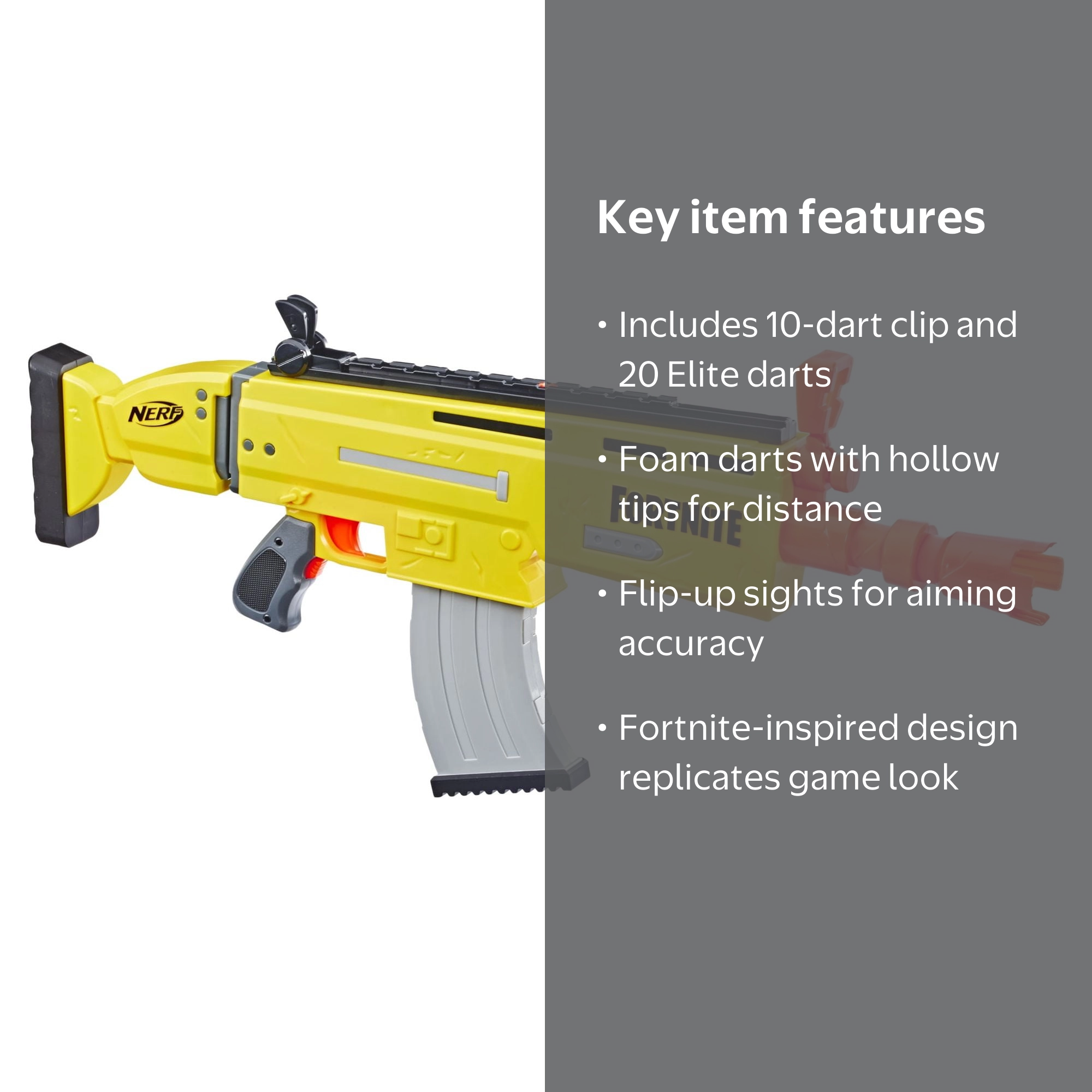 Nerf Elite Fortnite AR-L Dart Blaster Toy Gun - Walmart.com