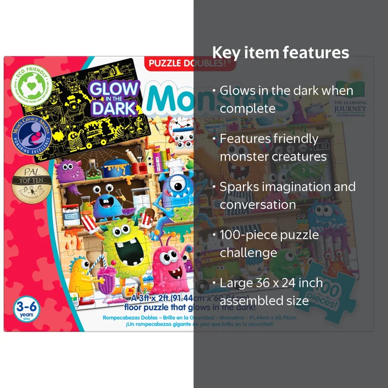 The Subtle Way CD 2枚セット The Learning Journey Puzzle Doubles! - Glow in the Dark Monsters