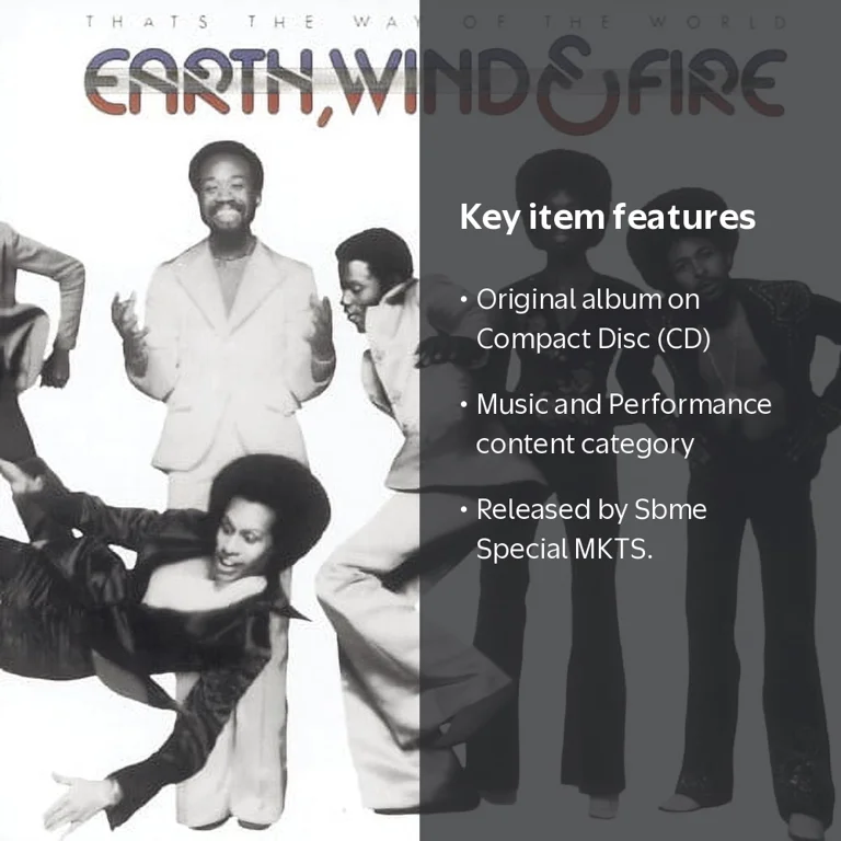 Earth Wind & Fire, Music & Performance CD, That's the Way of the Earth Wind & Fire, Music & Performance CD, That's the Way of the