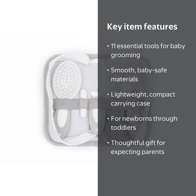 Bizzu Baby Heath and Grooming Kit With Storage Case - Newborn
