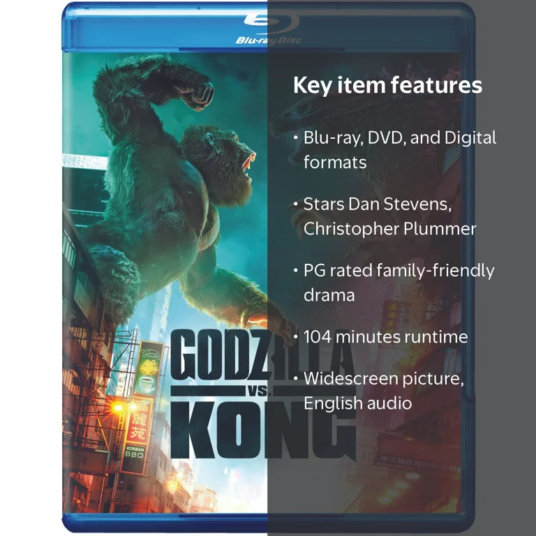 Warner Bros. Godzilla vs. Kong: King Monsters Movie Set (Blu-ray