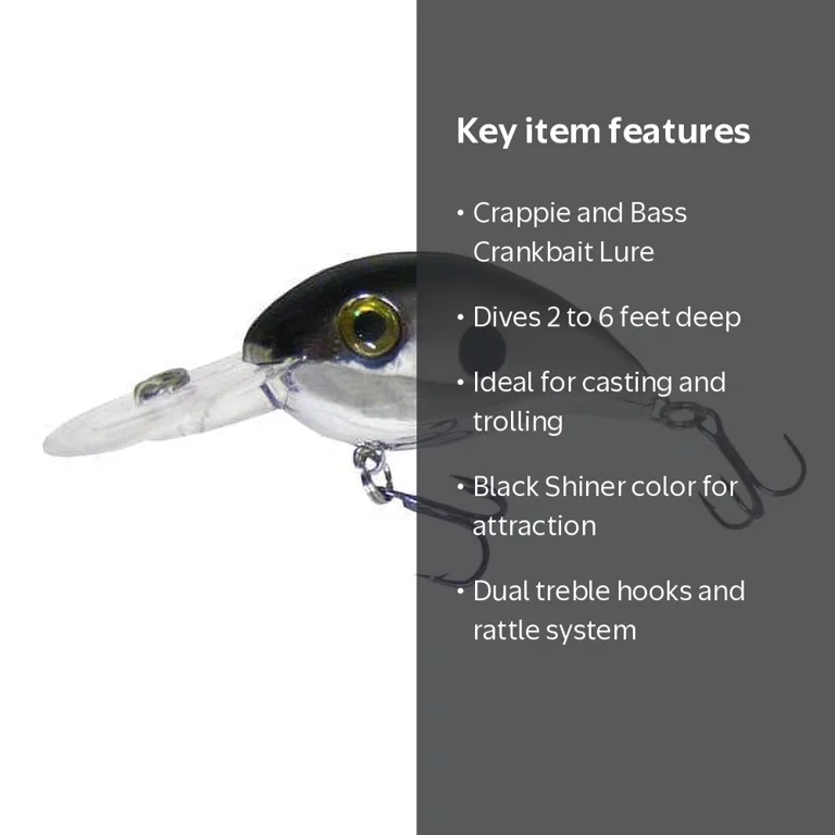 Arkie Lures 220 Series Crappie Crankbait - Walmart.com