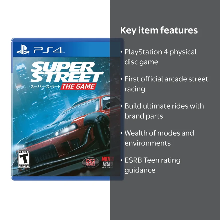 GS2 GAMES, Super Street the Game, PlayStation 4, Official Arcade