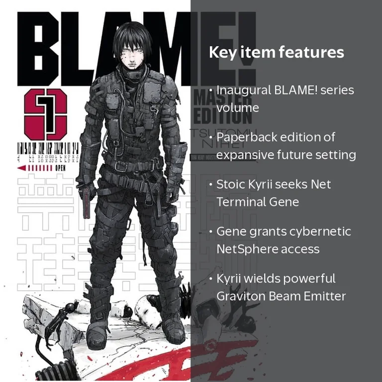 Tsutomu Nihei, BLAME! 1, Series, Paperback Manga Book - Walmart.com