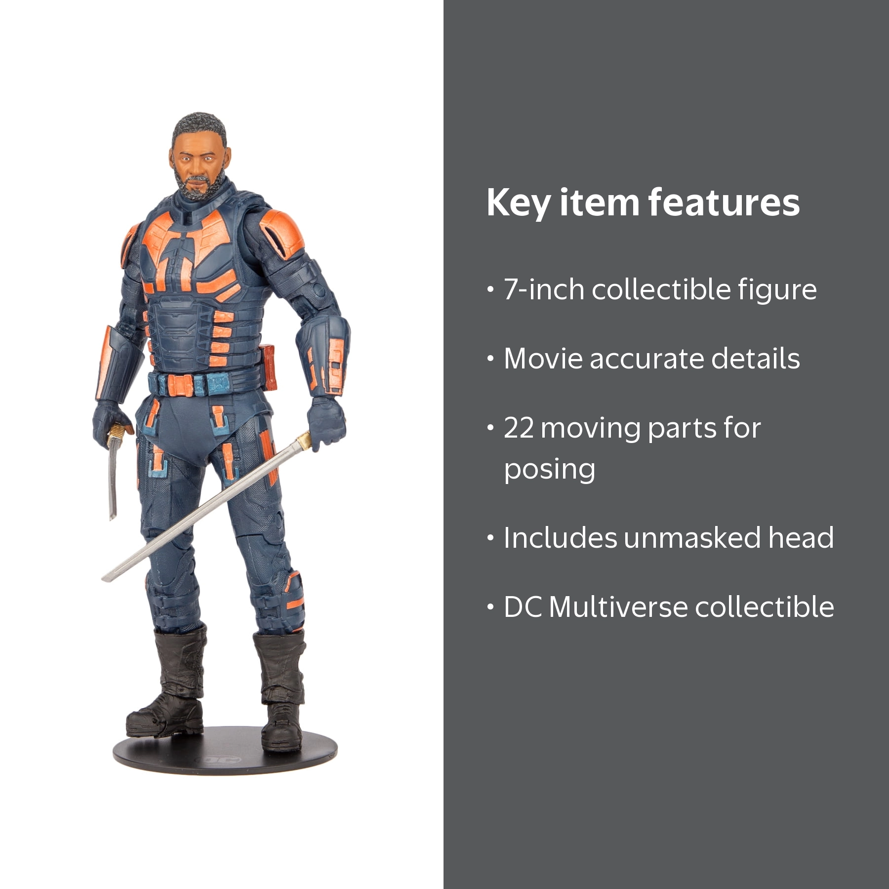 McFarlane Toys Suicide Squad Unmasked Bloodsport Collectible