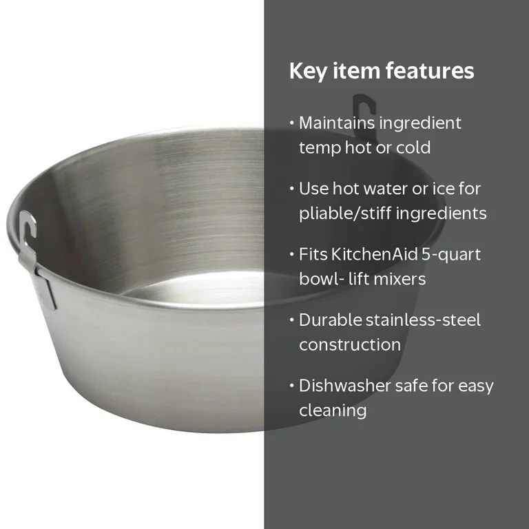 KitchenAid K5AWJ Mixer Attachment Water Ice Jacket for K4, K5