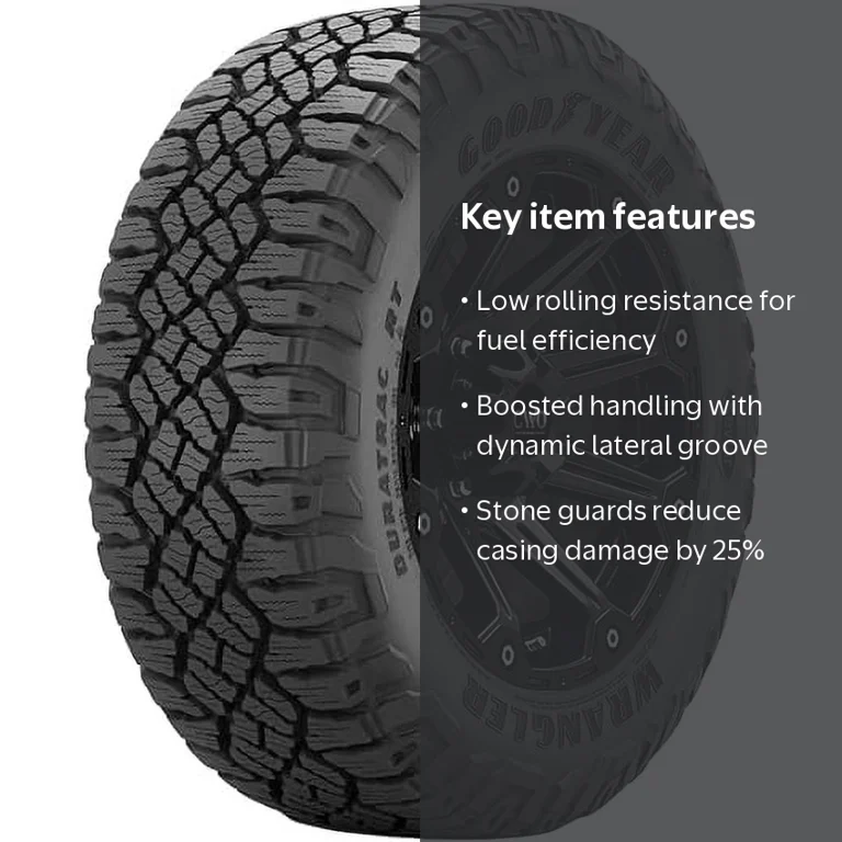 New Tire 265/60R18 Goodyear Wrangler DuraTrac RT 114T XL 500 B B