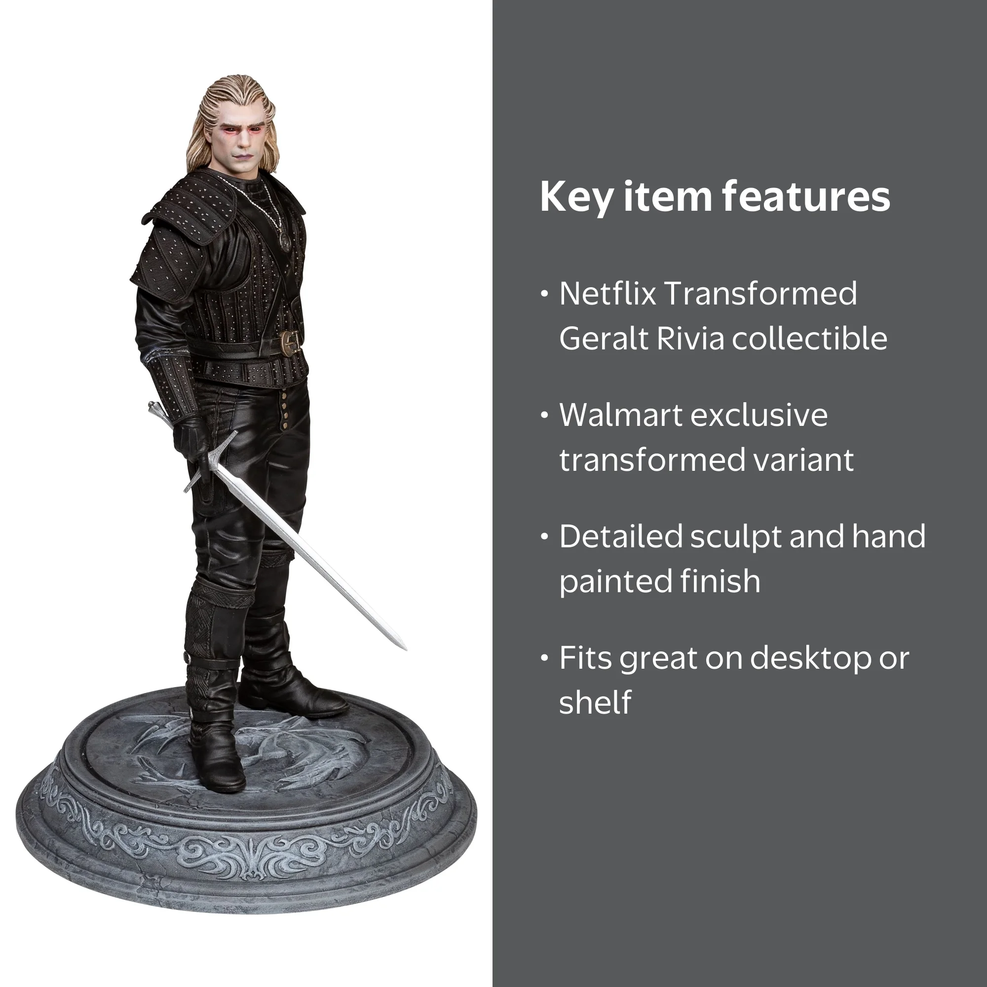 Walmart Exclusive The Witcher Netflix Transformed Geralt Dark