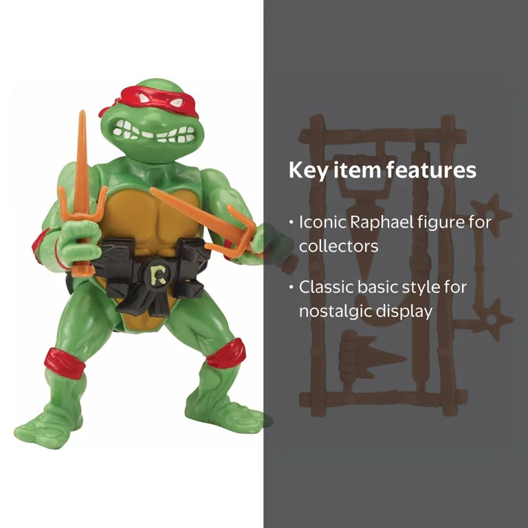 TMNT Classic Basic Raphael Figure - Teenage Mutant Ninja Turtles