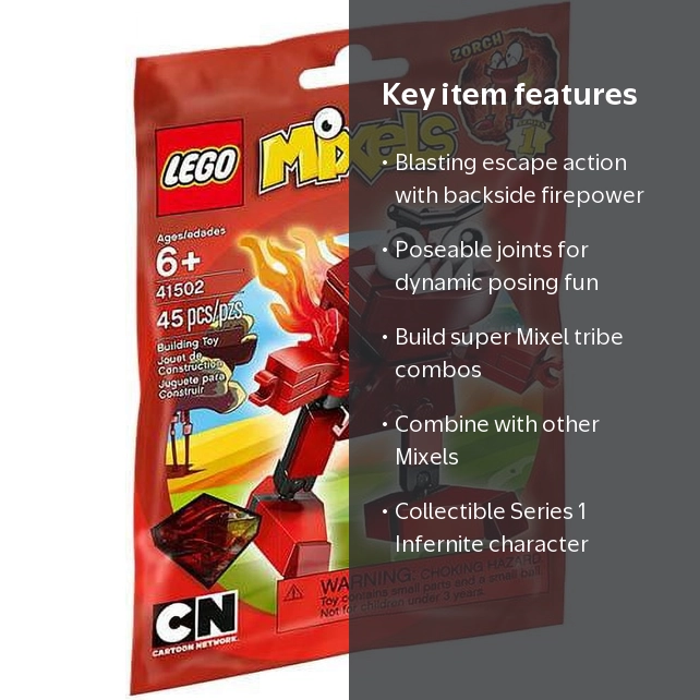 LEGO, LEGO Series 1 Zorch Set 41502, Cartoon Network - Walmart.com