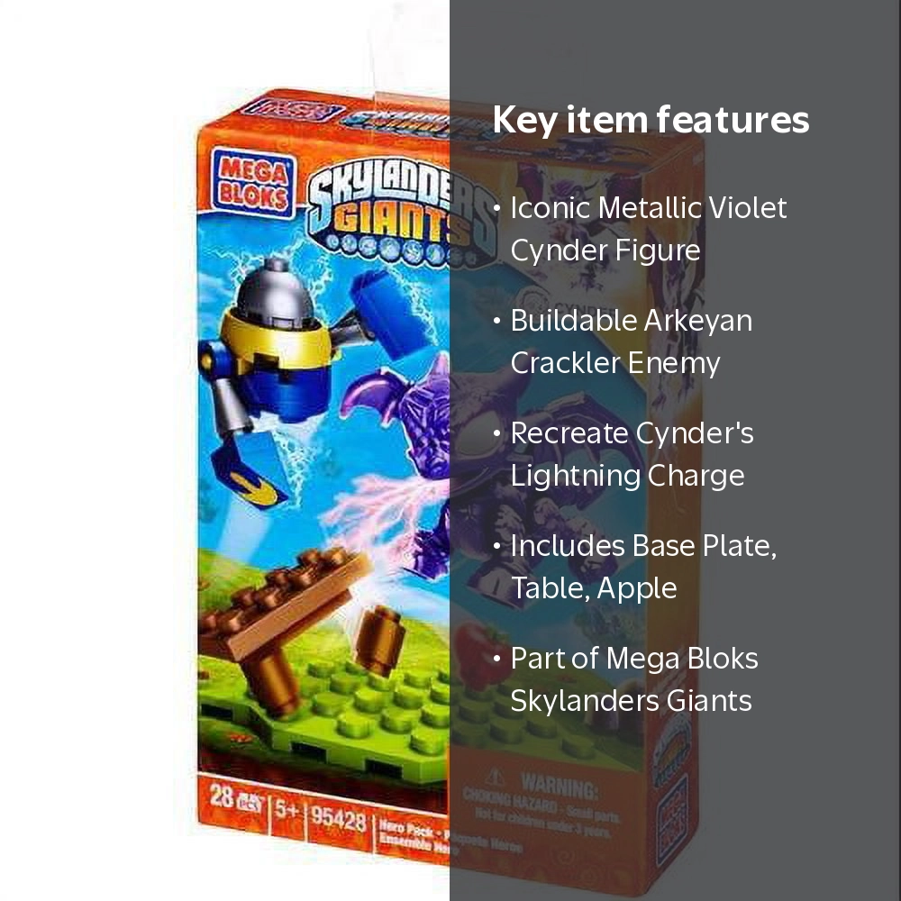 Mega Bloks Skylanders Giants Hero Packs Cynder Hero Pack Set