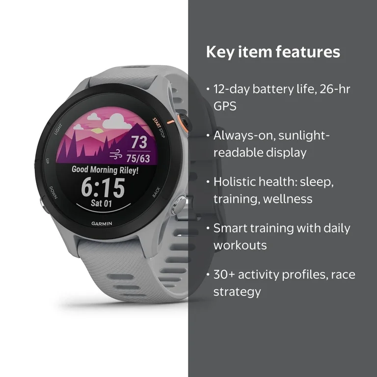 Forerunner® 255S Smartwatch, High-Performance GPS Running Watch