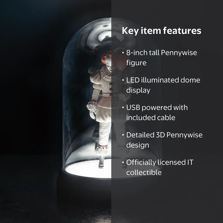 IT Pennywise Bell Jar Light 8