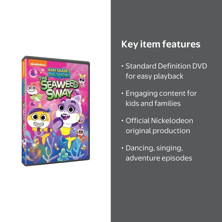 Baby Shark's Big Show! The Seaweed Sway (DVD) - Walmart.com