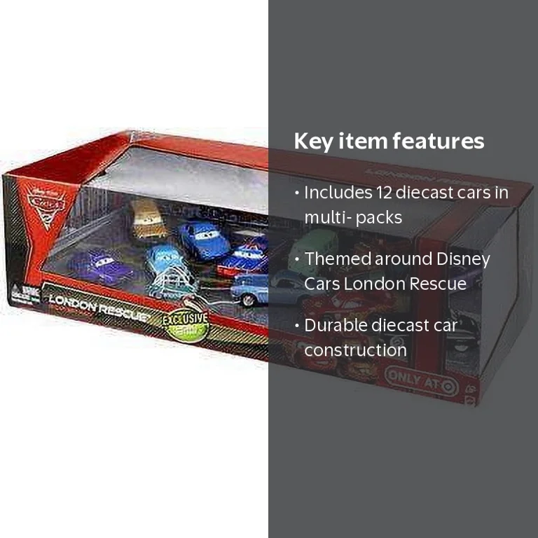 カーズ マテル LONDON RESCUE 12台セット ミニカー ピクサー ① Disney Cars Multi-Packs London Rescue 12-Pack Diecast Car Set