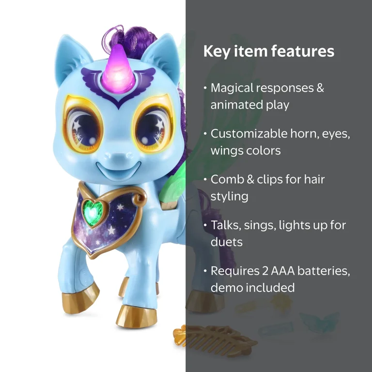 VTech Myla‚Äôs Sparkling Friends Riley Unicorn Kids Toy with