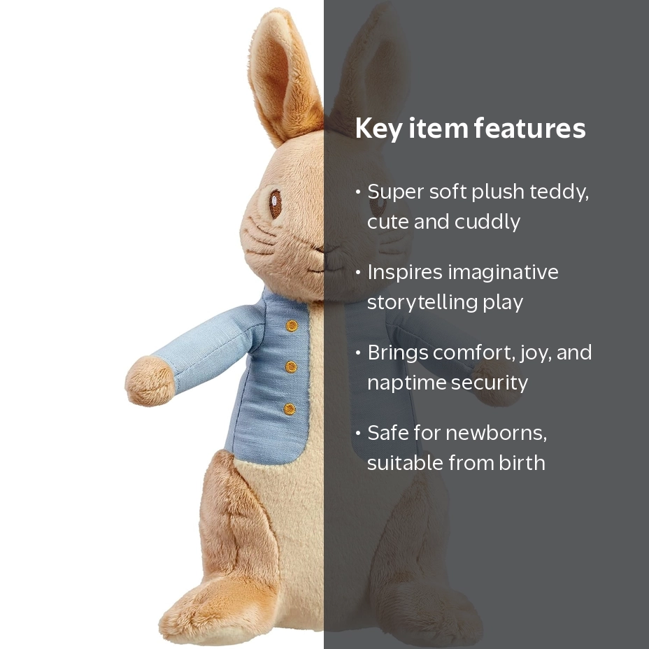 Rainbow Designs, Peter Rabbit Soft Plush Toy, 24cm - Walmart.com