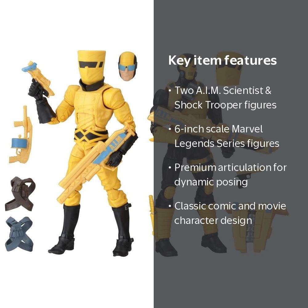 Marvel Legends Series A.I.M. Scientist & Shock Trooper Action Toys