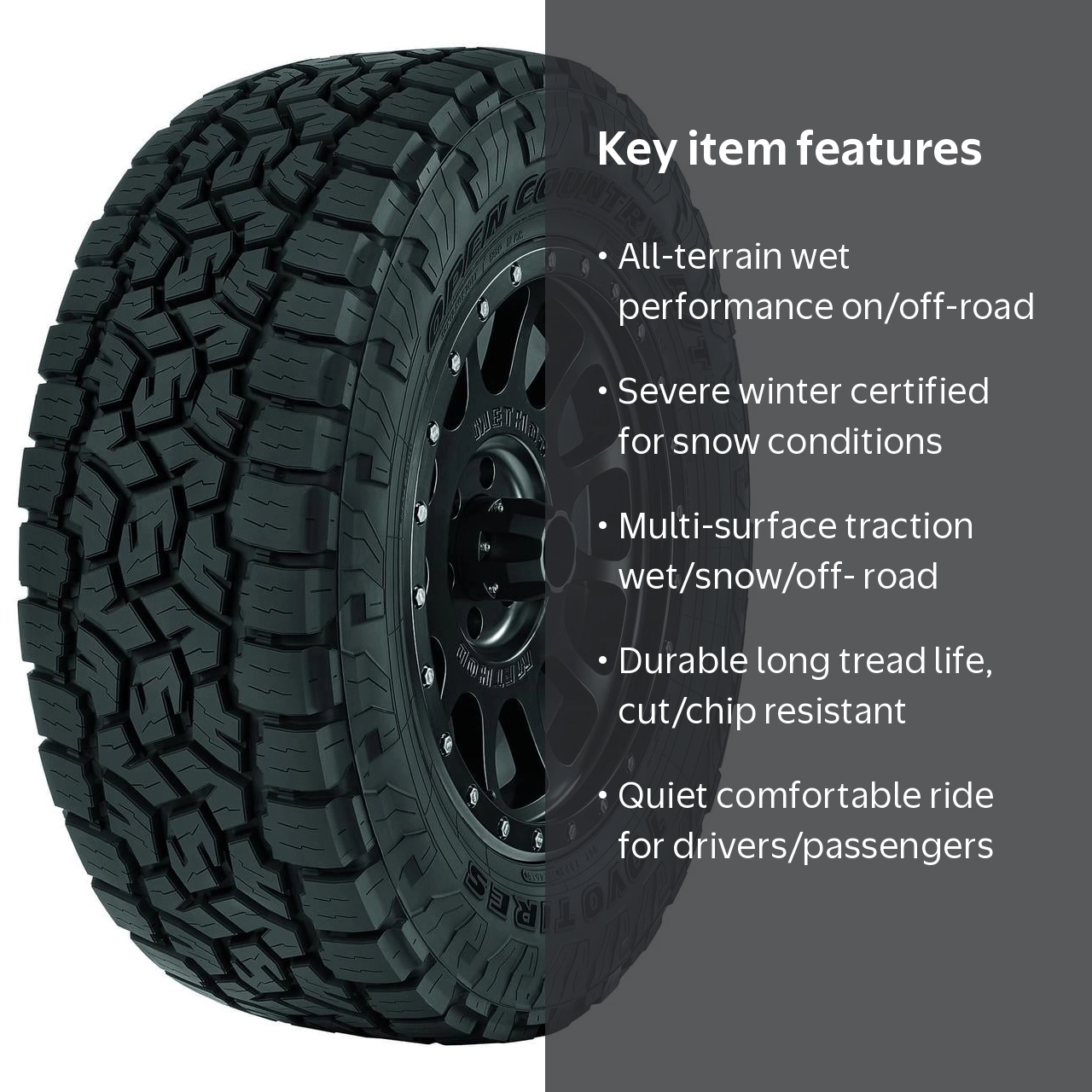 Toyo, Light Truck Tire, 225/70R16 103T, All Terrain Off-Road