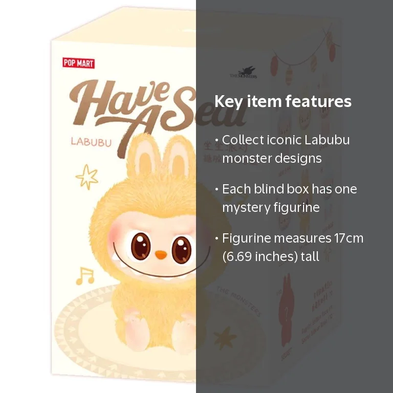 Pop Mart, Vinyl Figure, The Monsters (Labubu) Have A Seat