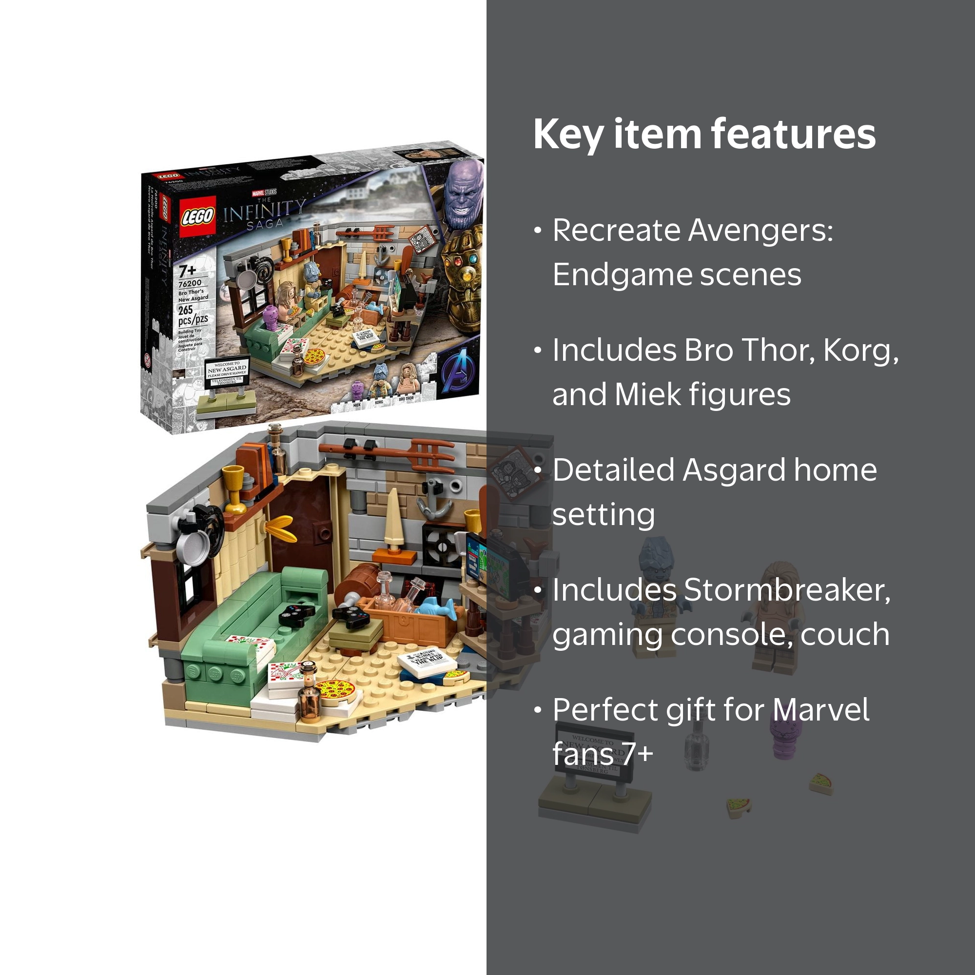 LEGO Marvel Avengers: Infinity Saga Bro Thor's New Asgard 76200