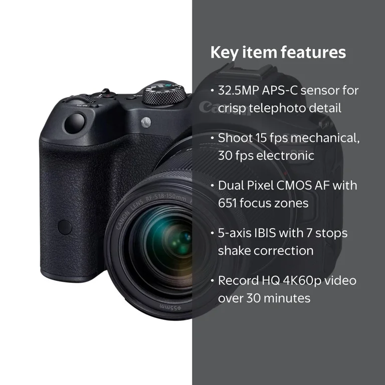 Canon EOS R7 Full Frame Mirrorless Camera with DIGIC X Processor
