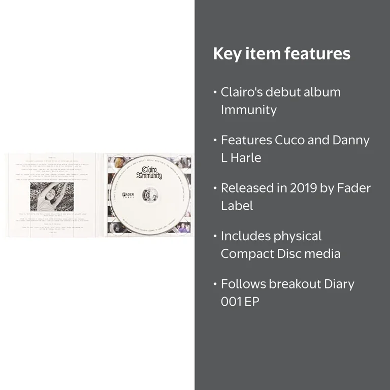 Fader Label, Compact Discs, Immunity, 2019 release - Walmart.com