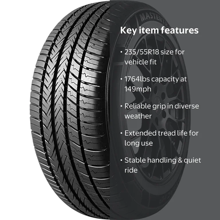Mastertrack, Passenger Tire, 235/55R18, High Performance All
