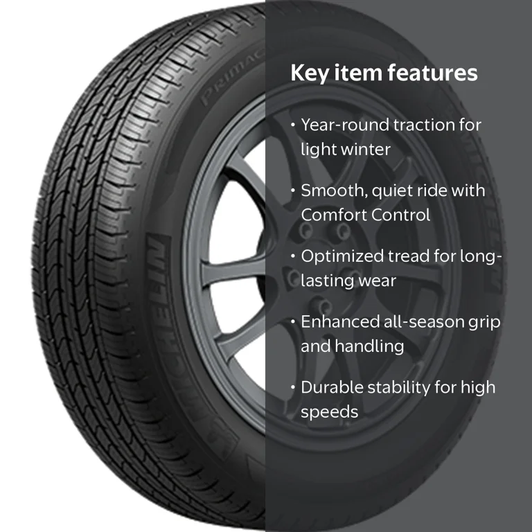 Michelin, Passenger Tire, 215/55R17 94V All Season, Long Tread