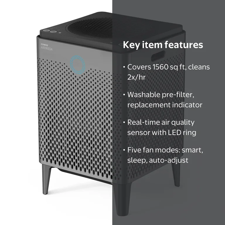 Coway, Air Purifier Airmega 400, 1560 sq ft coverage, True HEPA