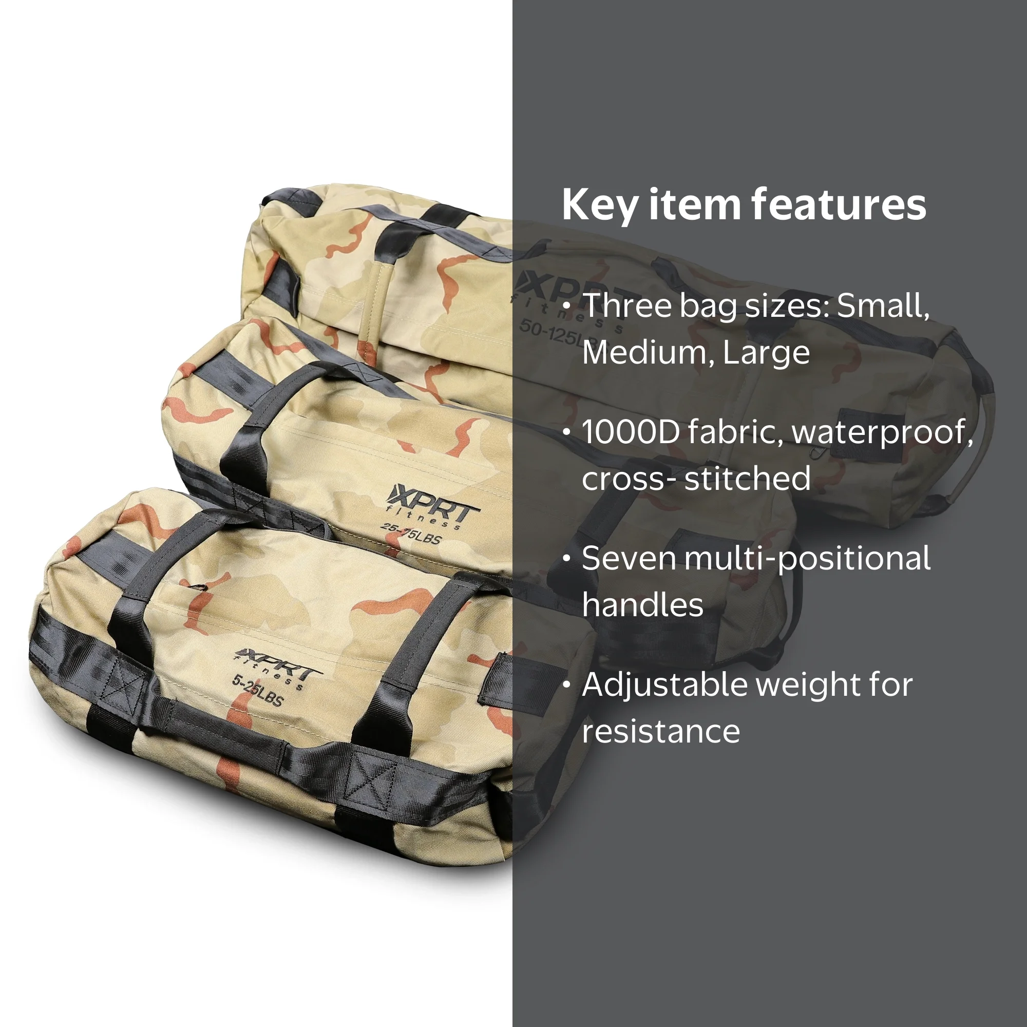XPRT Fitness Workout Sandbag for Heavy Duty Workout Cross Training