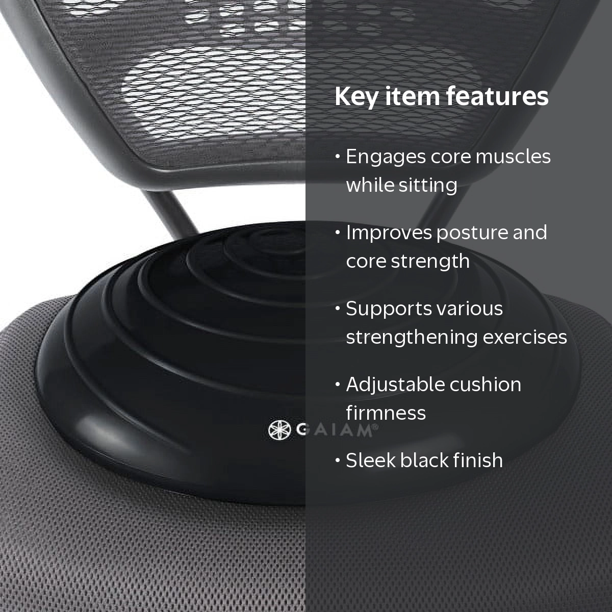 Gaiam Balance Disc, Black - Walmart.com