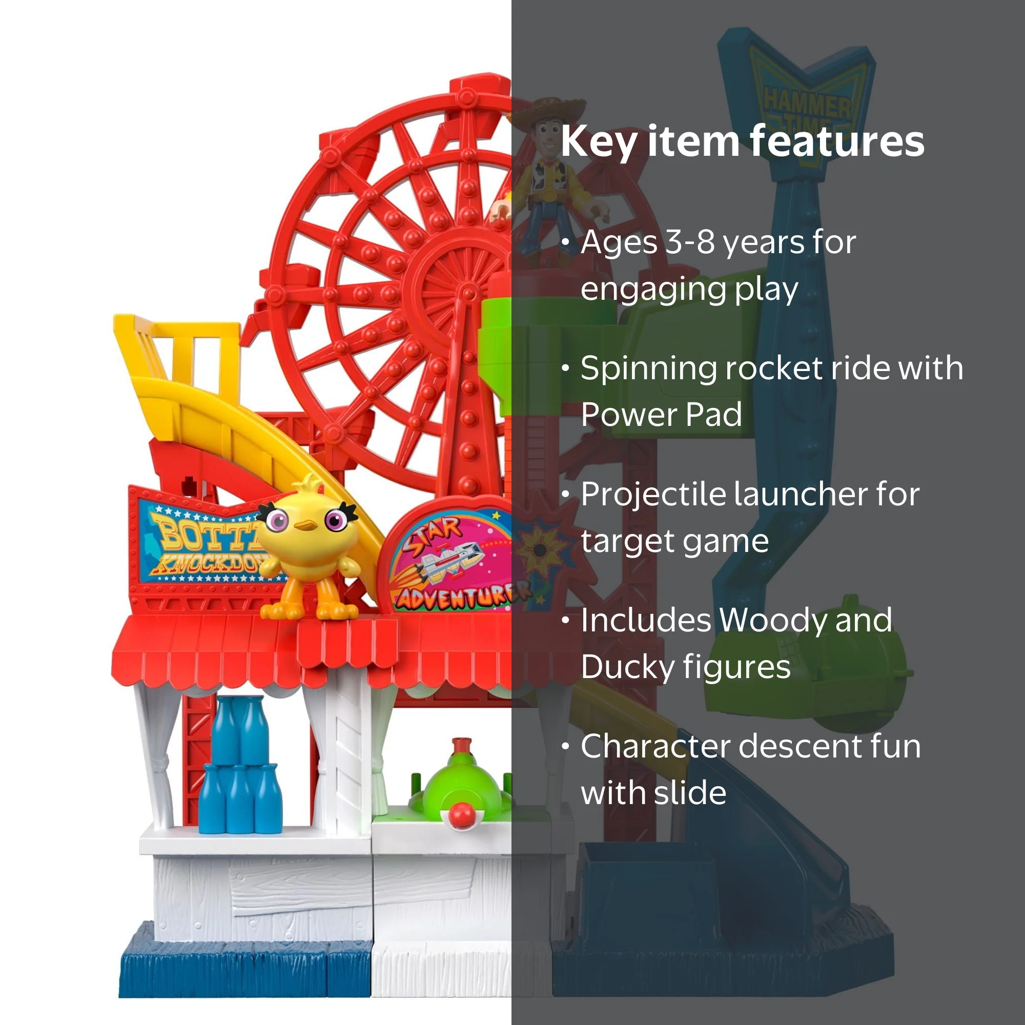 Disney Playset 知育玩具 ☆最終値下げ☆ Imaginext Disney Pixar Toy Story Carnival Playset with Woody