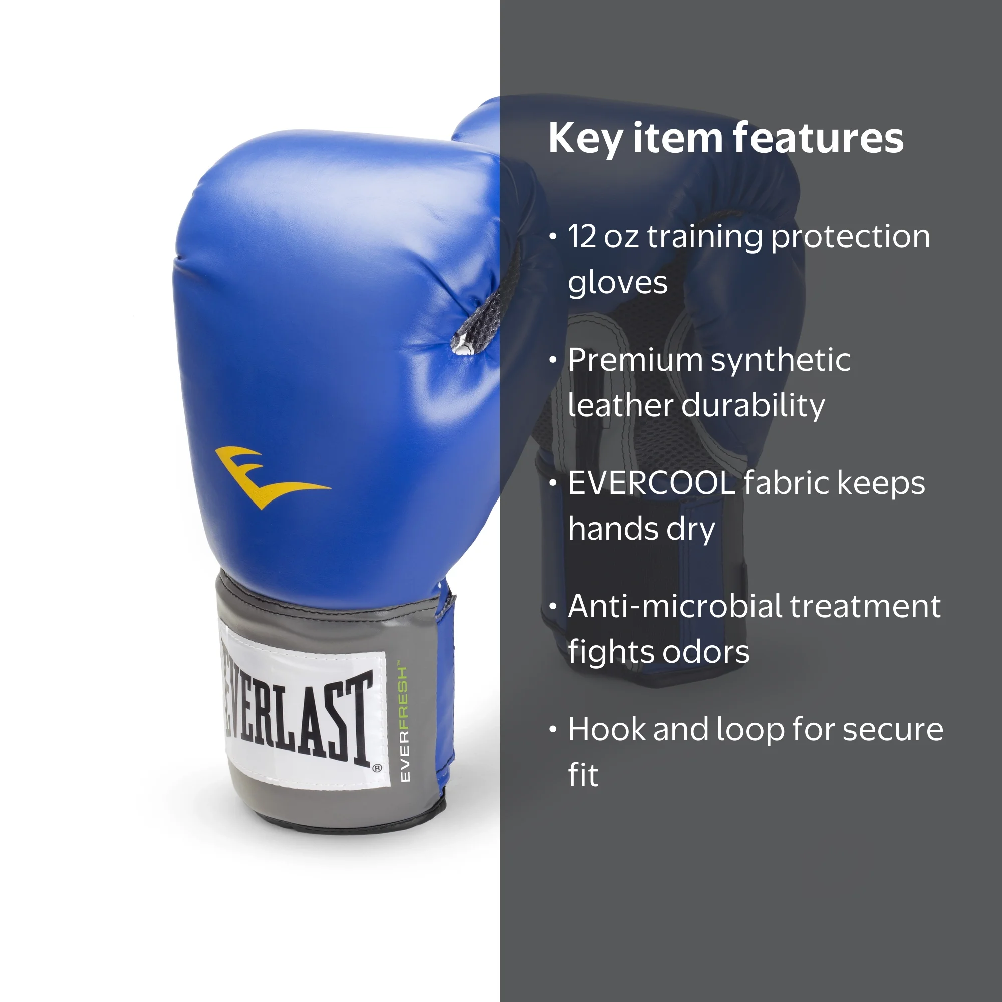 Everlast Pro Style Training Boxing Glove, m/L, 12oz Blue - Walmart.com